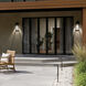 Branner 1 Light 17.75 inch Textured Black Outdoor Wall Light
