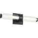 Laurene LED 26.5 inch Black Linear Bath Bar Wall Light, Small