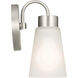 Erma 1 Light 5 inch Brushed Nickel Wall Sconce Wall Light