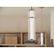 Riven LED Polished Nickel Mini Pendant Ceiling Light