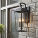 Mathus 2 Light 24.25 inch Black Textured Outdoor Wall, Large
