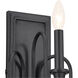Homestead Karthe 3 Light 10 inch Black Wall Sconce Wall Light, Karthe