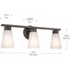 Stamos 3 Light 22 inch Olde Bronze Bath Vanity Light Wall Light, 3 Arm