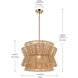 Ophira 1 Light Champagne Bronze Pendant Ceiling Light