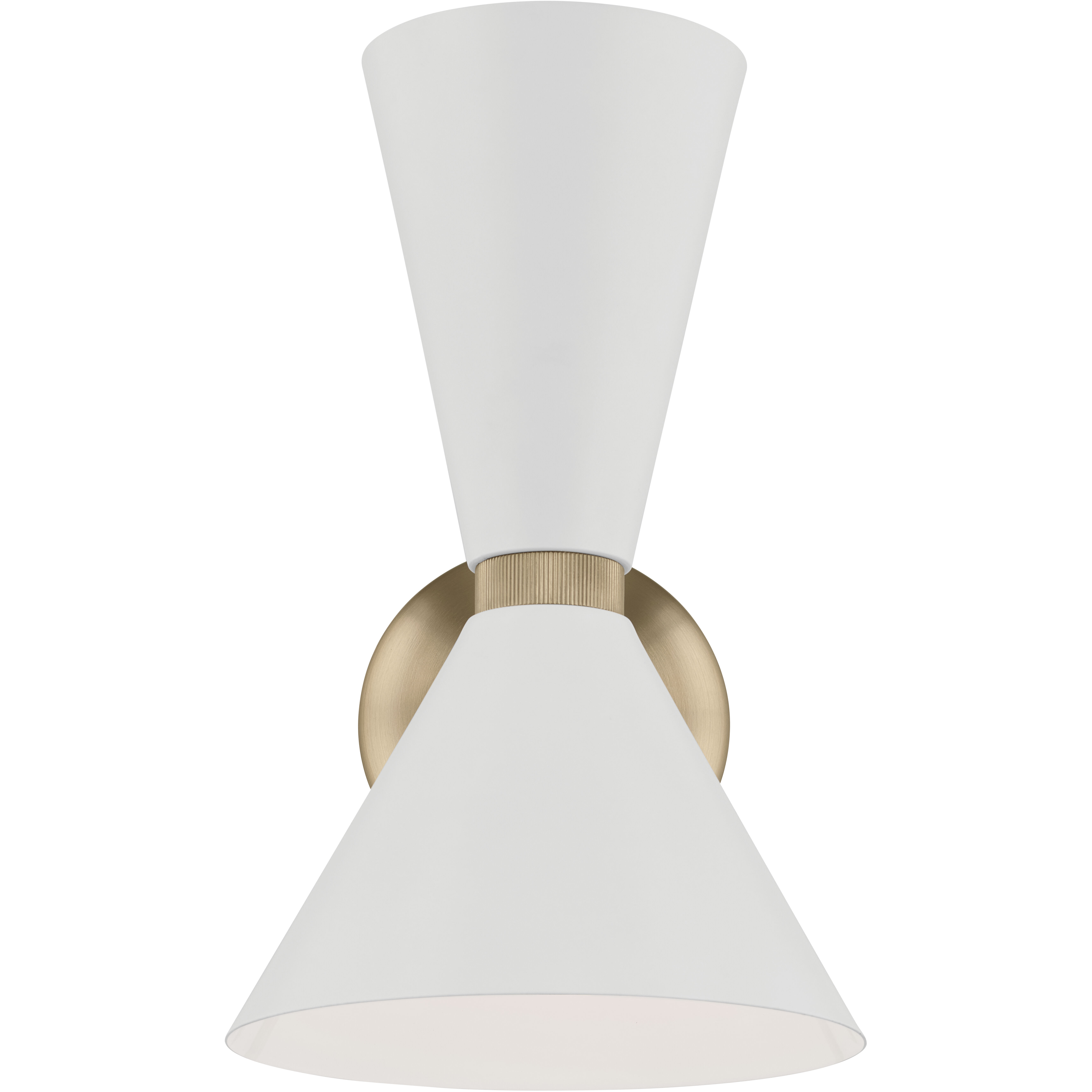 Phix LED 8.75 inch Champagne Bronze with White Wall Sconce Wall Light