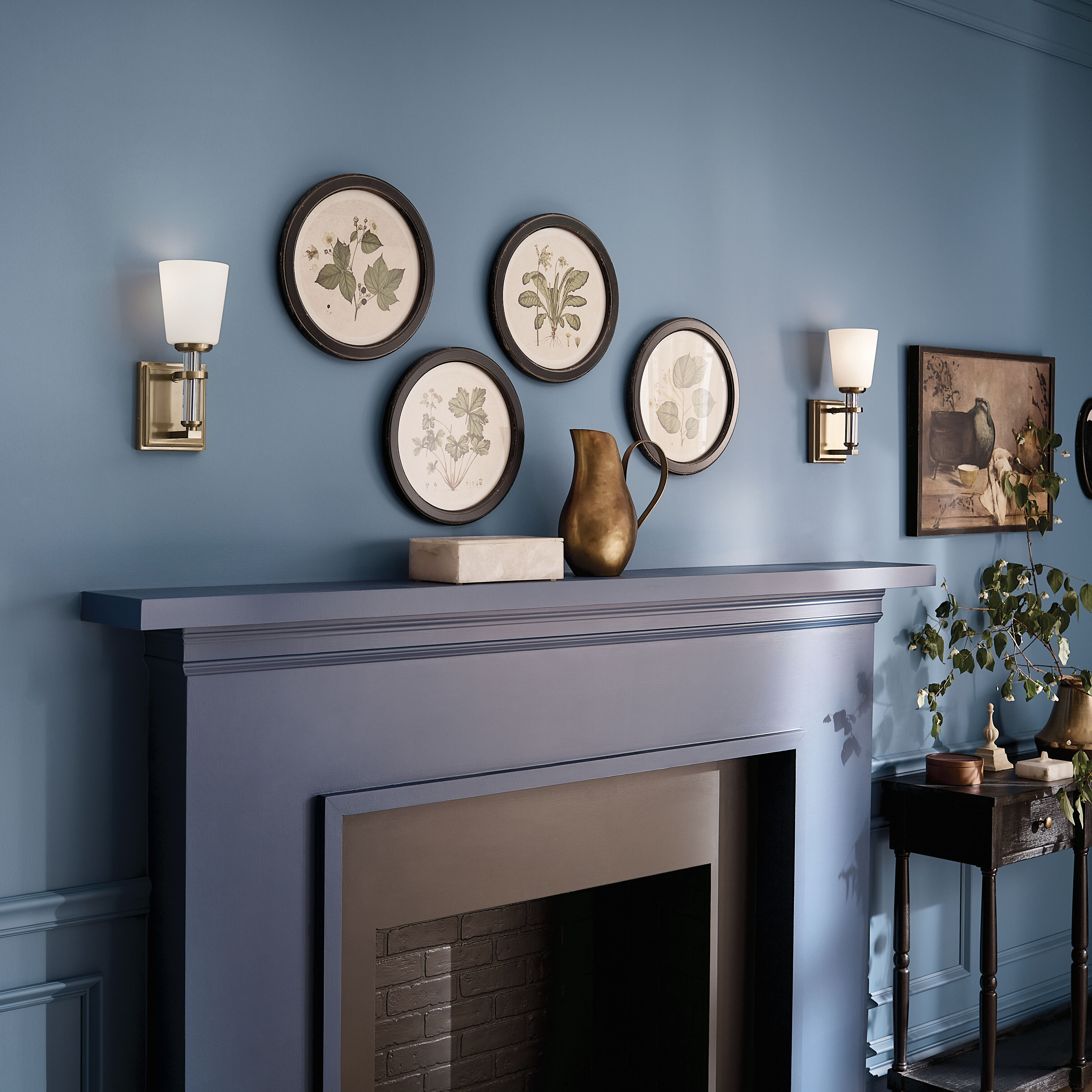 Rosalind 1 Light 5 inch Brushed Natural Brass Wall Sconce Wall Light