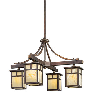 Alameda 4 Light 25 inch Canyon View Outdoor Chandelier