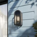 Marea 1 Light 13 inch Textured Black Outdoor Wall Light