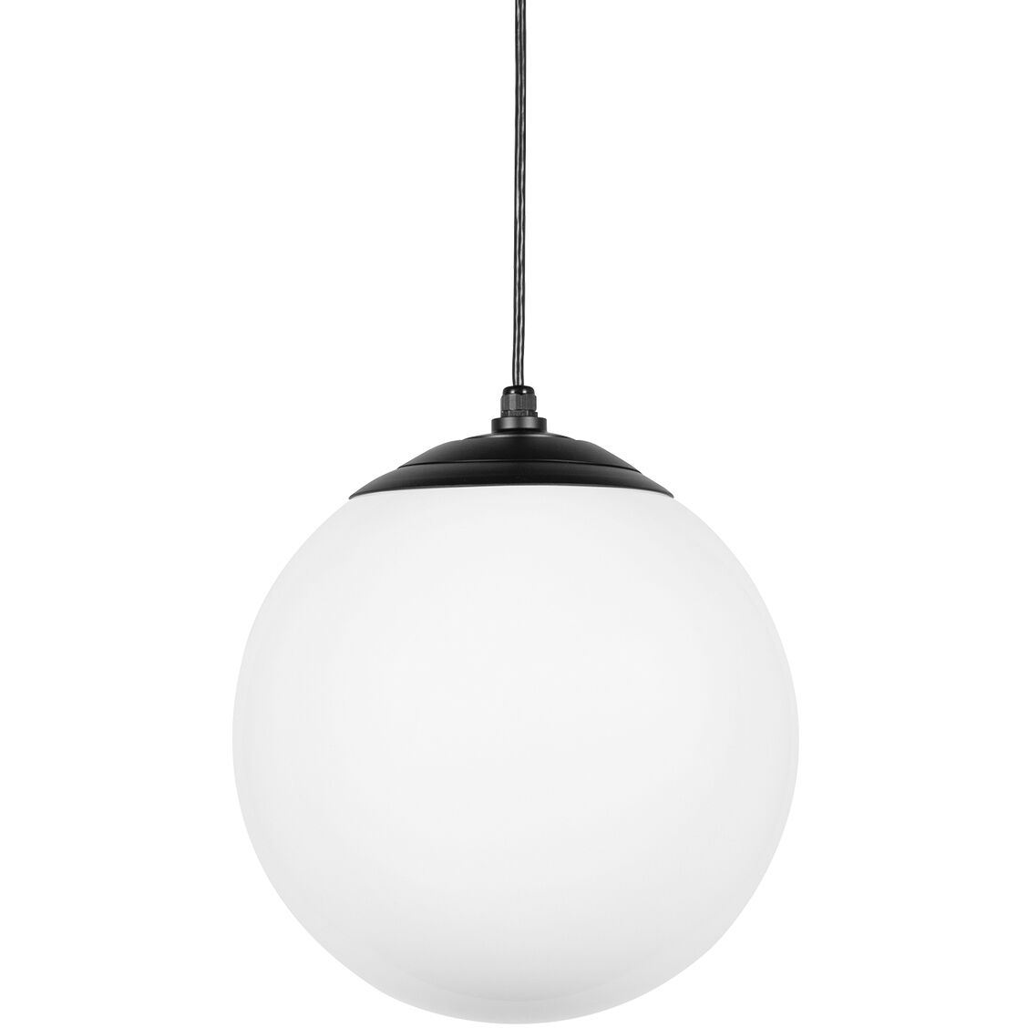 Rlm Structure 1 Light 16 inch Matte Black Pendant Ceiling Light, RLM Essentials