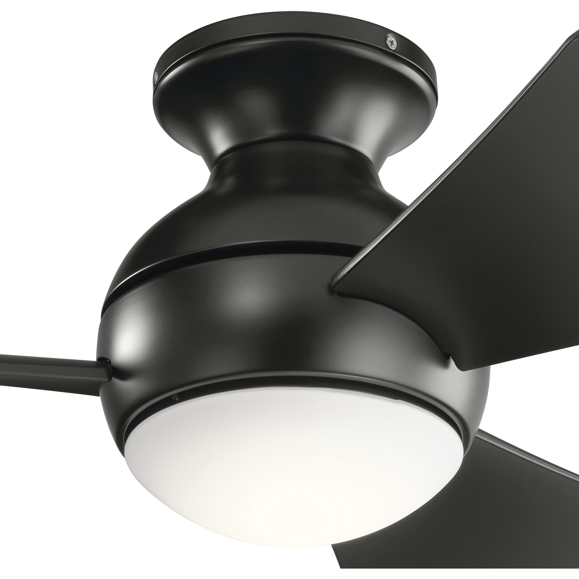 Sola 34 inch Satin Black Ceiling Fan