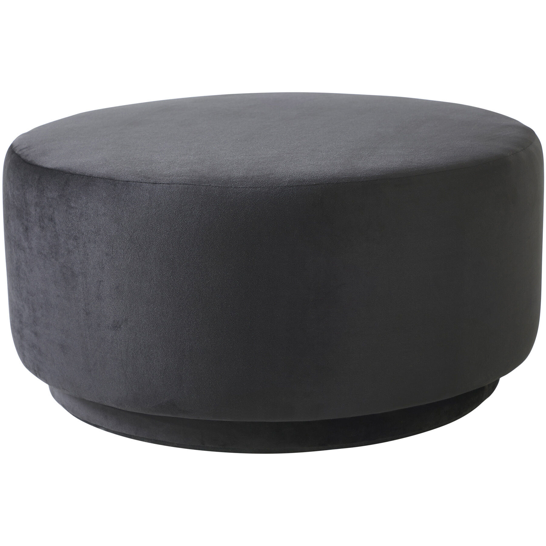 Colum 15 inch Black Ottoman