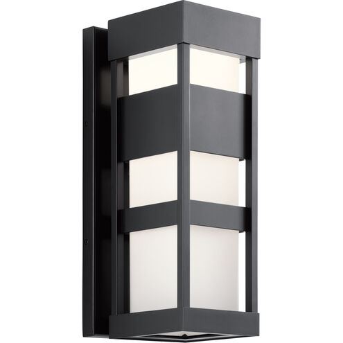 Ryler LED 19 inch Black Outdoor Wall, Medium