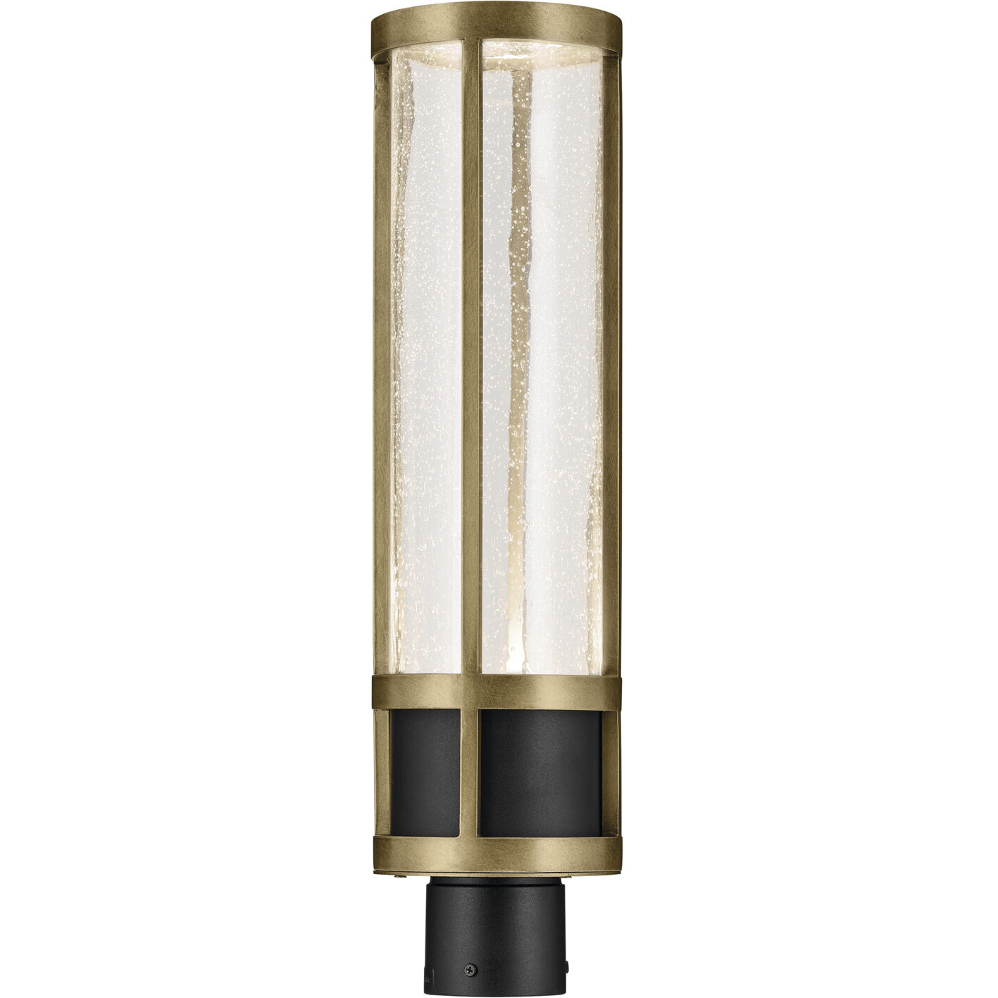 Camillo LED 22.5 inch Black Textured Outdoor Post Lantern