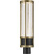 Camillo LED 22.5 inch Black Textured Outdoor Post Lantern
