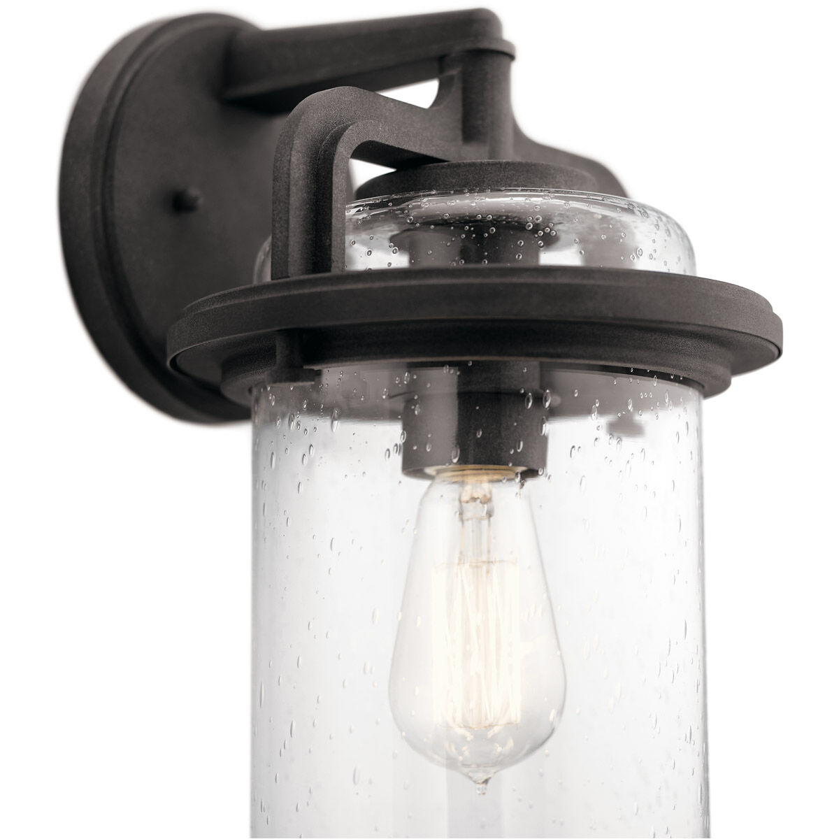 Andover 1 Light 14 inch Weathered Zinc Outdoor Wall, Medium