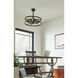 Cavelli 13 inch Satin Natural Bronze with Sat Nat Bronze Blades Ceiling Fan
