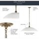 Delarosa 1 Light White Pendant Ceiling Light