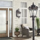 Tournai 4 Light 30 inch Londonderry Outdoor Post Lantern