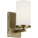 Crosby 1 Light 4.5 inch Natural Brass Wall Sconce Wall Light