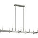 Erzo 10 Light 12.75 inch Satin Nickel Chandelier Ceiling Light, Single