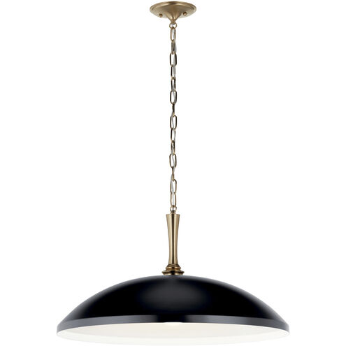 Delarosa 1 Light Black Pendant Ceiling Light