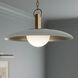 Kurio 1 Light White Pendant Ceiling Light