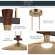 Tenon LED Champagne Bronze Pendant Ceiling Light