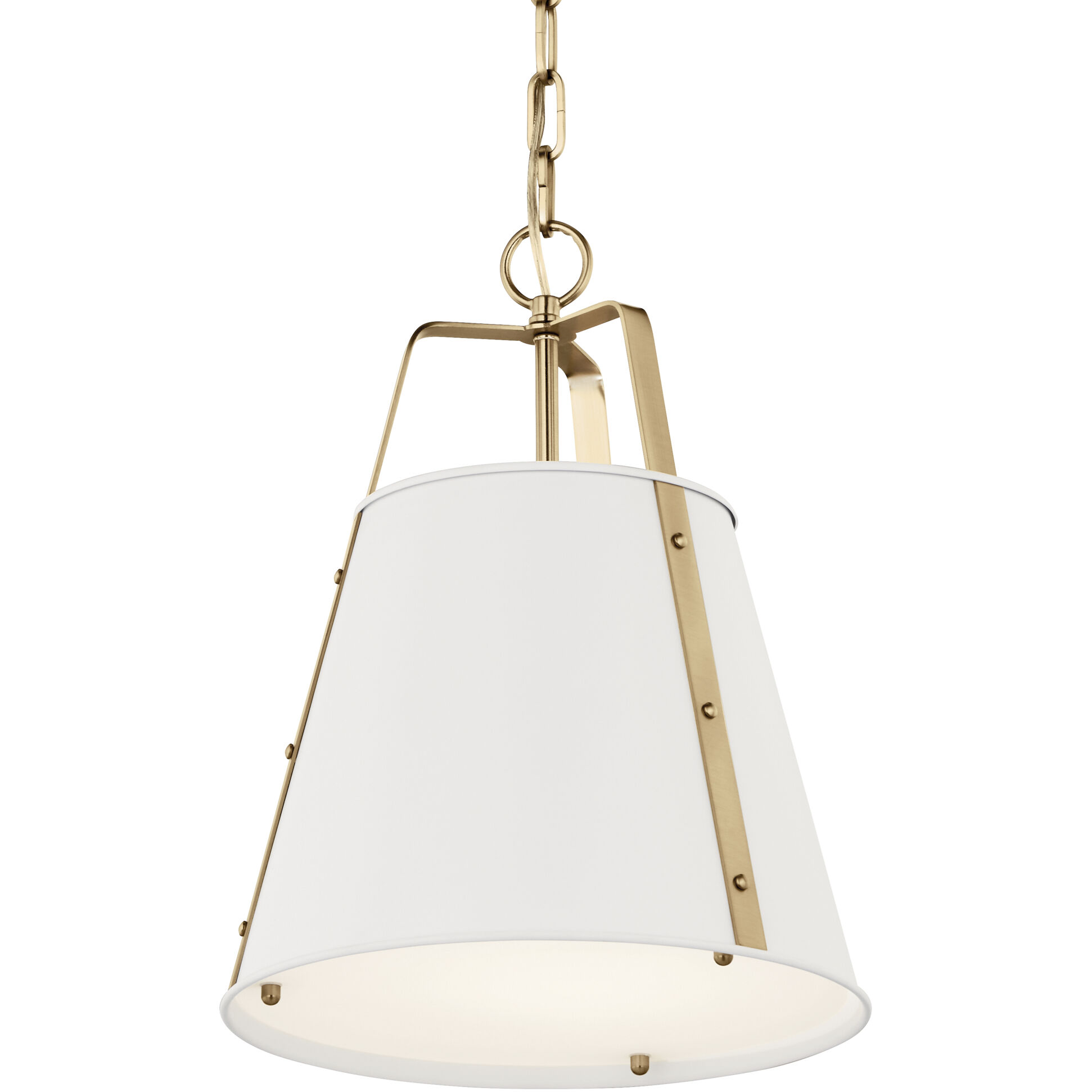 Etcher 1 Light White Pendant Ceiling Light