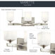 Marette 3 Light 23 inch Brushed Nickel Wall Mt Bath 3 Arm Wall Light
