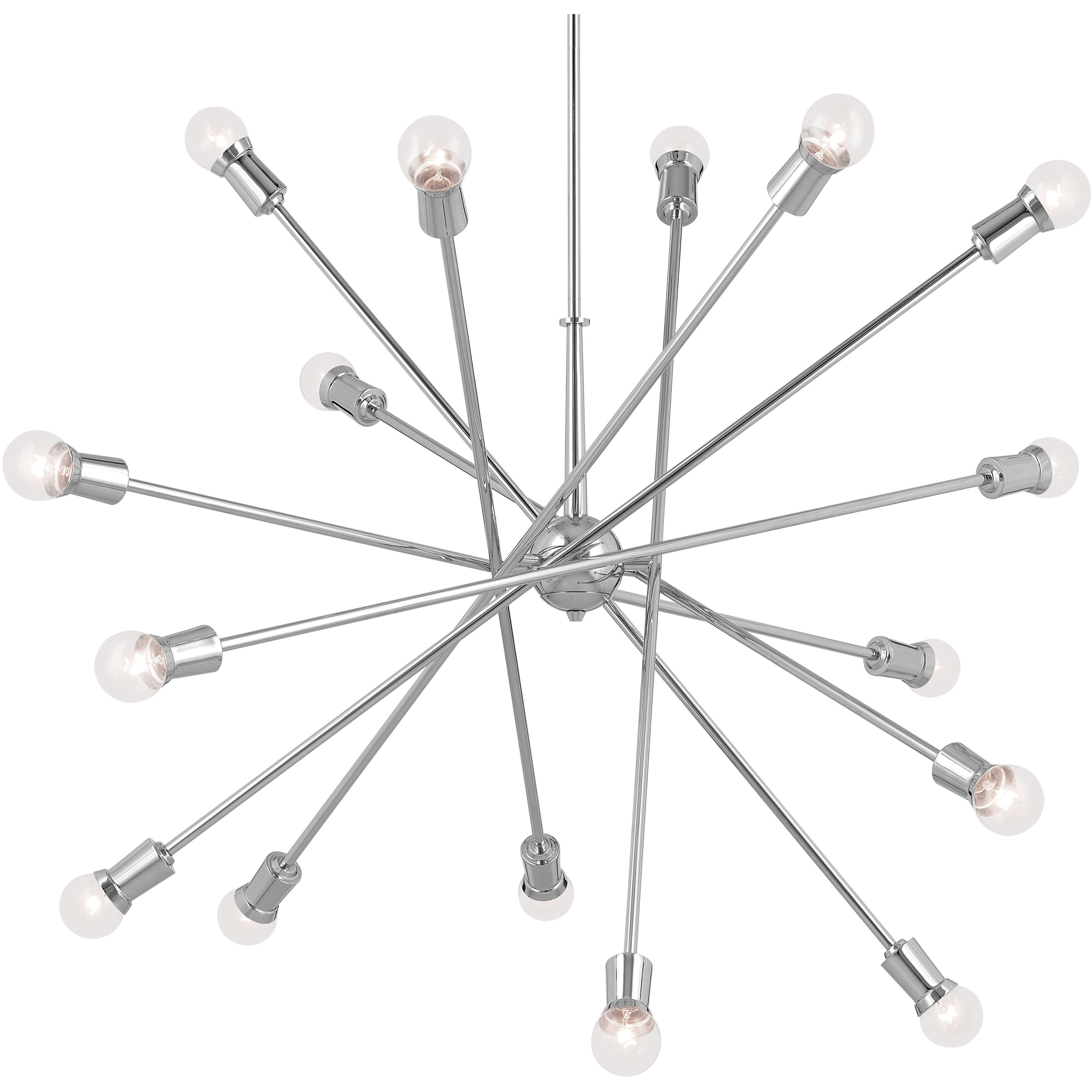 Armstrong 16 Light Chrome Chandelier Ceiling Light, Large