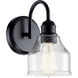 Avery 1 Light 5.5 inch Black Wall Sconce Wall Light