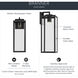 Branner 1 Light 24 inch Textured Black Outdoor Wall Light
