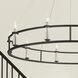Rosalind 10 Light 50 inch Black Chandelier Ceiling Light