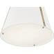Etcher 1 Light White Pendant Ceiling Light