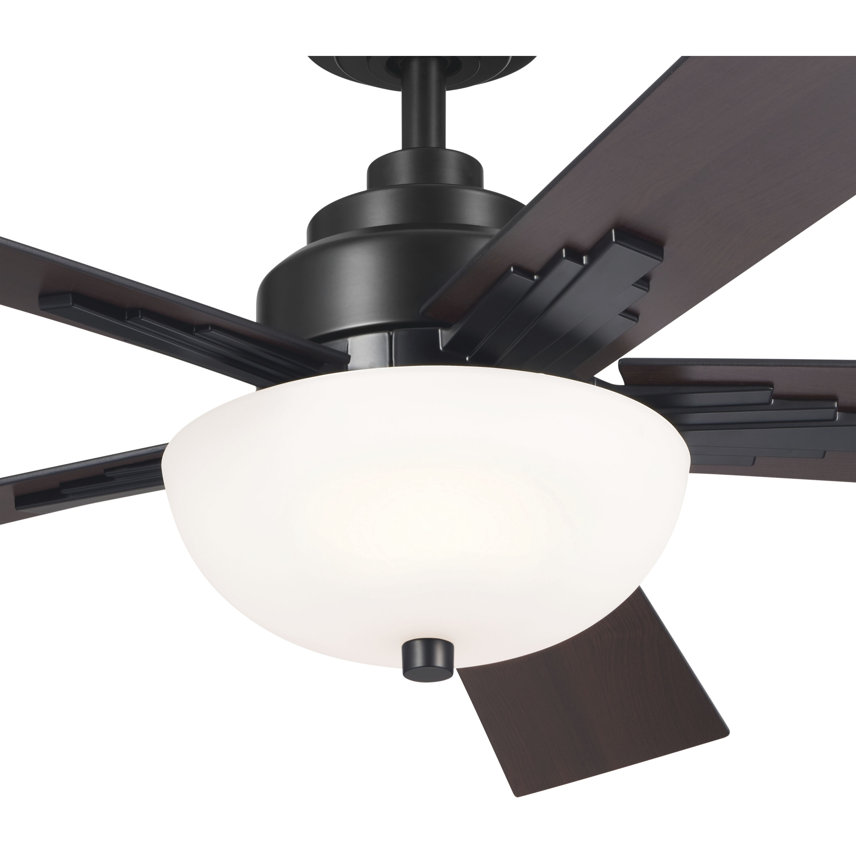 Vinea 52 inch Satin Black with Black Blades Ceiling Fan
