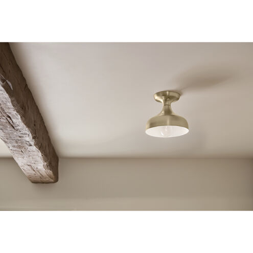 Sisu LED 8 inch Champagne Bronze Semi Flush Mount Ceiling Light