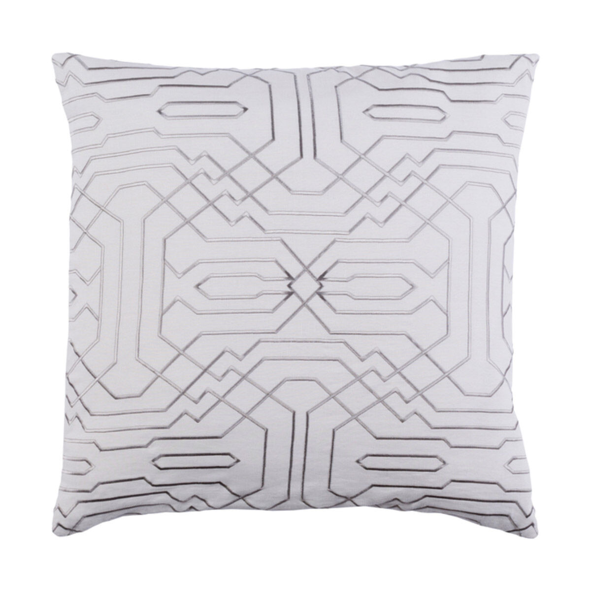 Ridgewood 22 X 22 inch Ivory/Medium Gray Pillow Kit