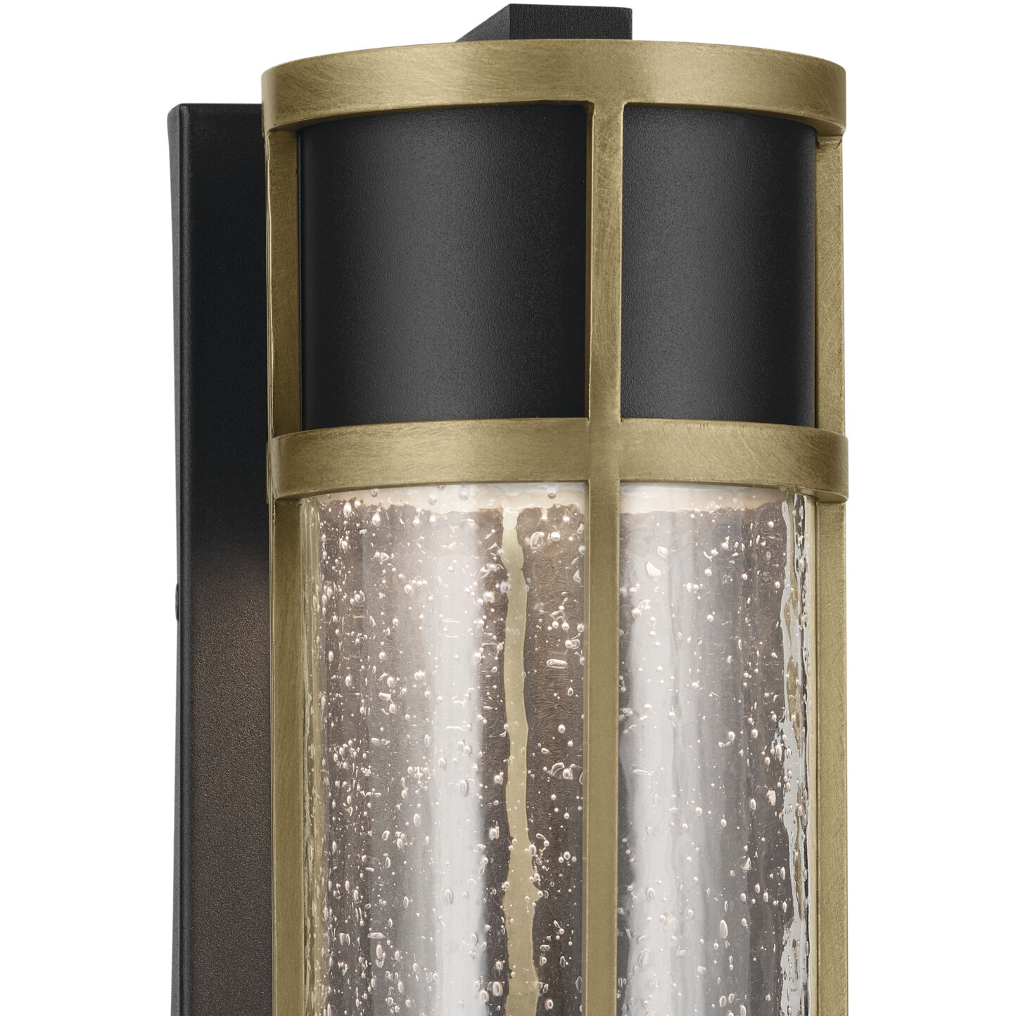 Camillo LED 15.75 inch Black Textured Outdoor Wall, Medium