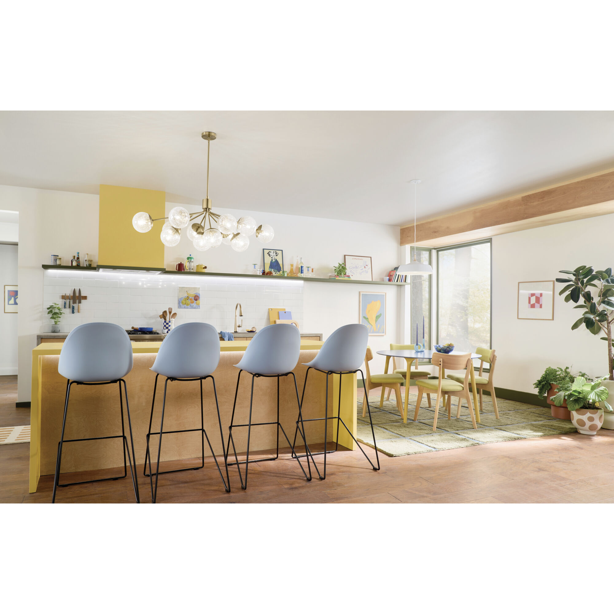 Kichler 52703CPZ Silvarious 12 Light 26.75 inch Champagne