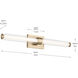 Laurene LED 31 inch Champagne Bronze Linear Bath Bar Wall Light, Large