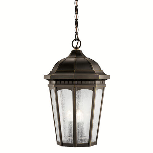 Courtyard 3 Light 12.25 inch Outdoor Pendant/Chandelier