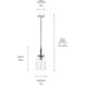 Madden 1 Light Chrome Mini Pendant Ceiling Light