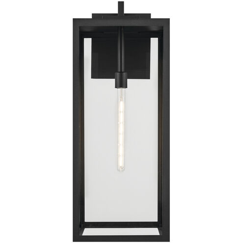 Branner 1 Light 30 inch Black Textured Outdoor Wall, X-Large