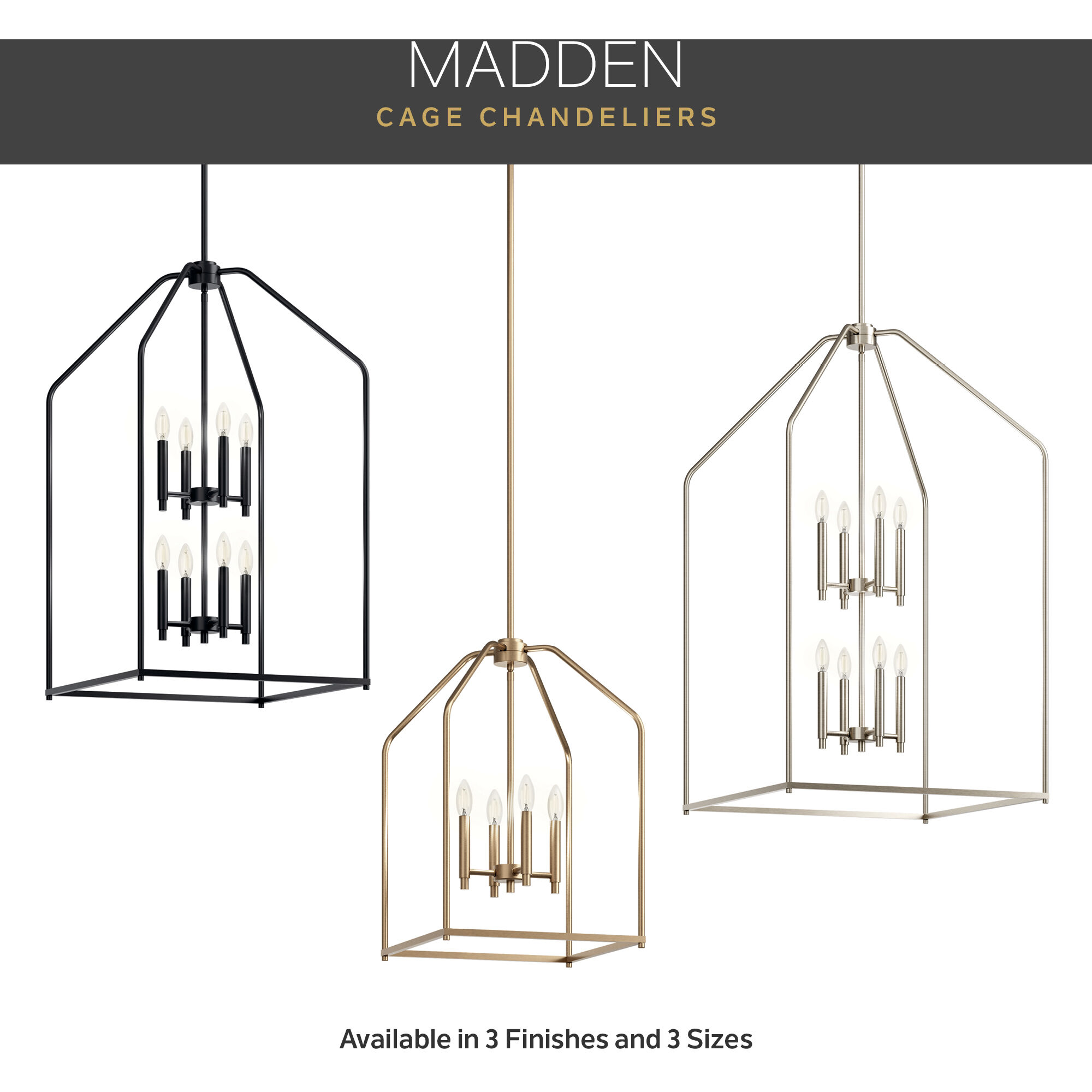 Madden 4 Light 16 inch Champagne Bronze Foyer Pendant Ceiling Light