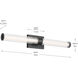 Laurene LED 31 inch Black Linear Bath Bar Wall Light, Large