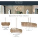 Khaite 4 Light Champagne Bronze Chandelier Ceiling Light
