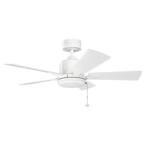 Lucian II 42 inch Matte White Ceiling Fan