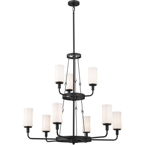 Homestead Vetivene 9 Light 40 inch Textured Black Chandelier Ceiling Light, Vetivene