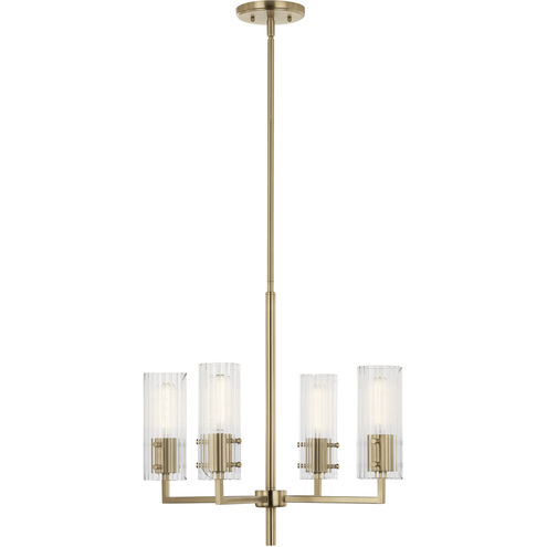 Velestino 4 Light Champagne Bronze Chandelier Ceiling Light