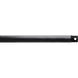 Independence Distressed Black Fan Down Rod, 12 inch 